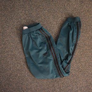 Dark turquoise track pants